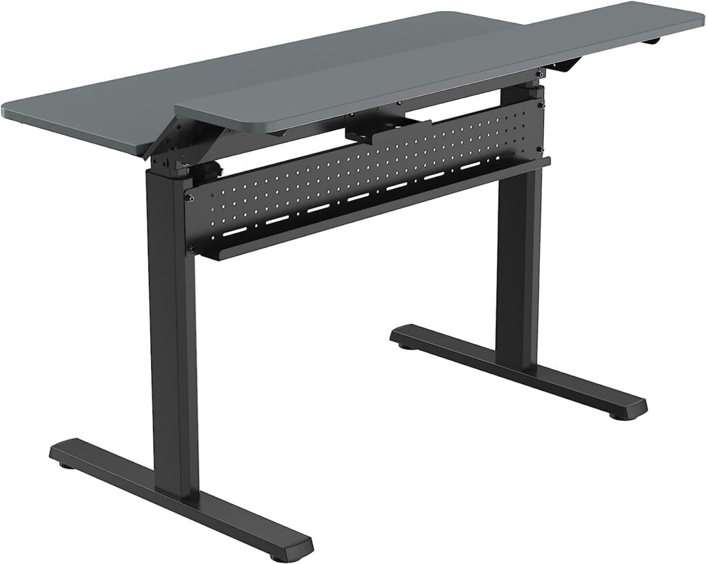 LÖWENBISS MAX1 Solo Electric Height-Adjustable Desk with Memory Function and Adjustable Collision Protection, Durable Standing Desk, Height-Adjustable with Soft Start/Stop, 80 kg, Stable (