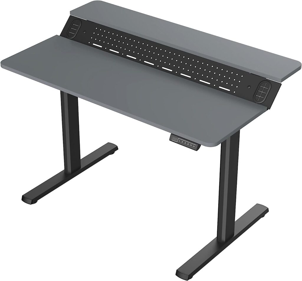 LÖWENBISS MAX1 Solo Electric Height-Adjustable Desk with Memory Function and Adjustable Collision Protection, Durable Standing Desk, Height-Adjustable with Soft Start/Stop, 80 kg, Stable (